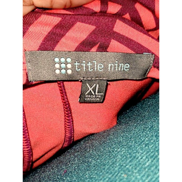 Title Nine Dress Size XL Sleeveless Geometric Pink Purple Athletic Dream… - Picture 2 of 6